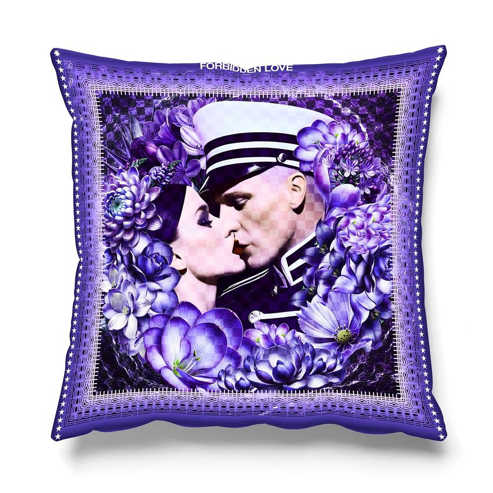Outdoor decorative accessories - FILED ON LOVE PILLOW - LOVE BY MILSHTEIN