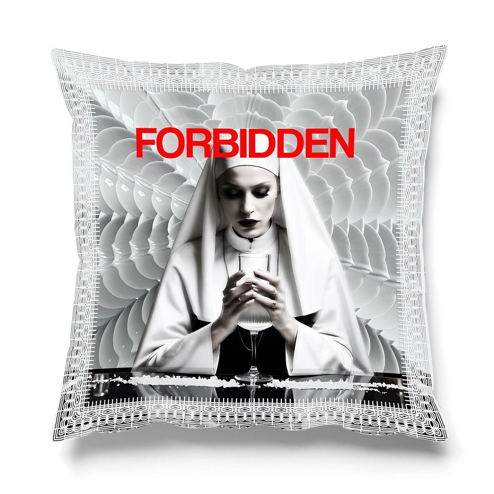 Outdoor decorative accessories - HOLY SIN CUSHION - LOVE BY MILSHTEIN