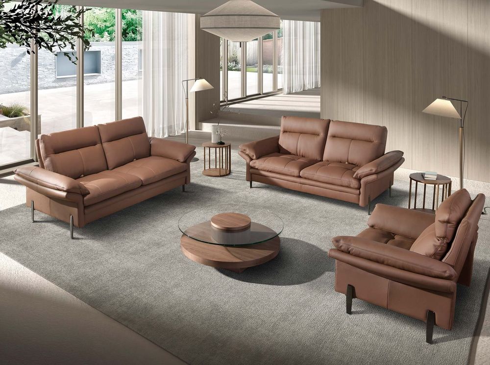 Fauteuils - Fauteuil en cuir marron - ANGEL CERDÁ