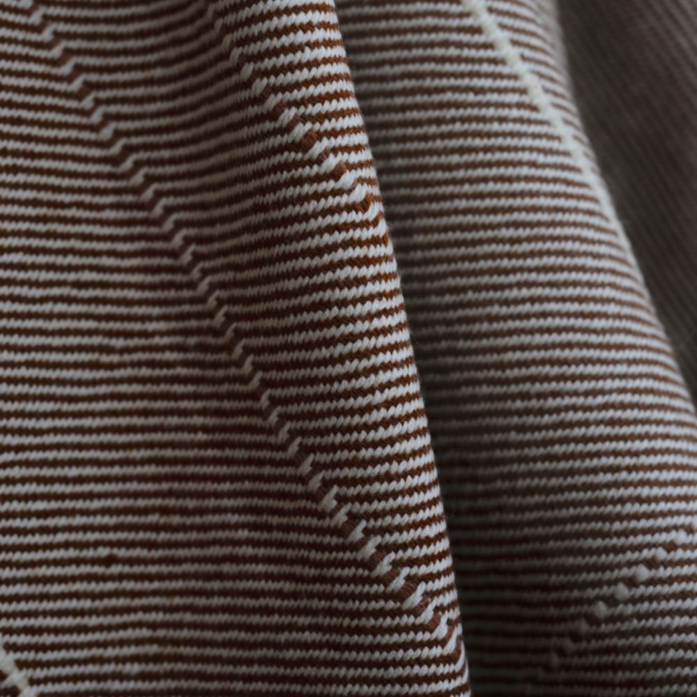 Throw blankets - NAGA PLAID COLLECTION HAND-WOVEN HIMALAYAN MERINO WOOL - MILLE ET CLAIRE