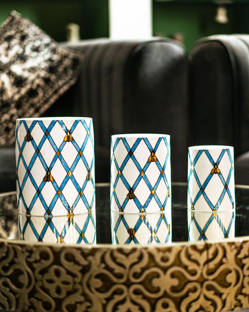 Objets de décoration - POTS BEEPATTERN - NOUR BOUGIE