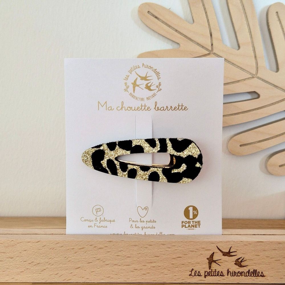 Gifts - Wooden or glitter brooches, clips, keychains and buckles - LES PETITES HIRONDELLES