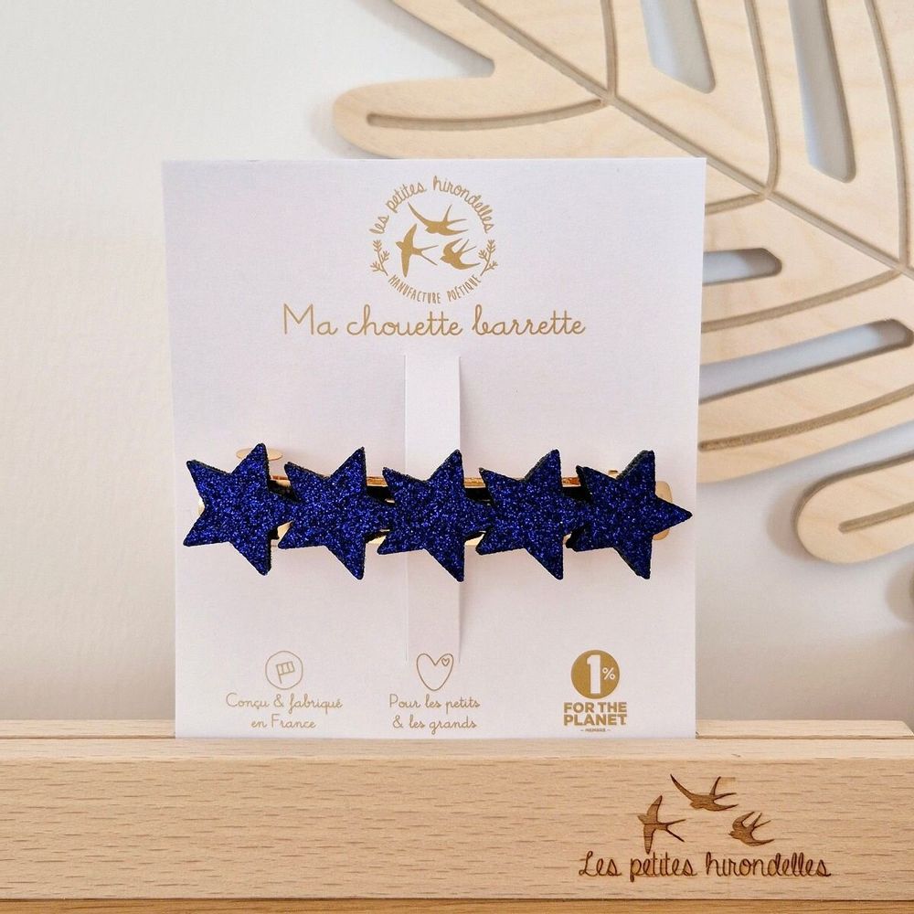 Gifts - Wooden or glitter brooches, clips, keychains and buckles - LES PETITES HIRONDELLES