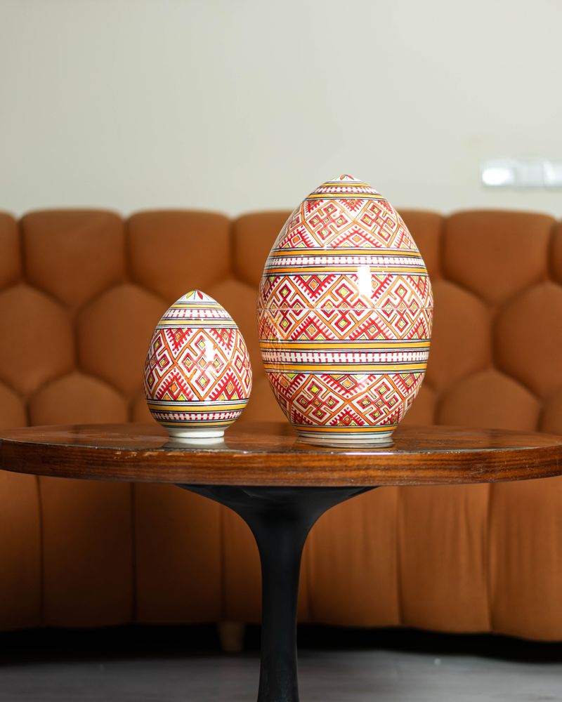 Objets design - OEUF FLAMME ANDALOUSE - NOUR BOUGIE