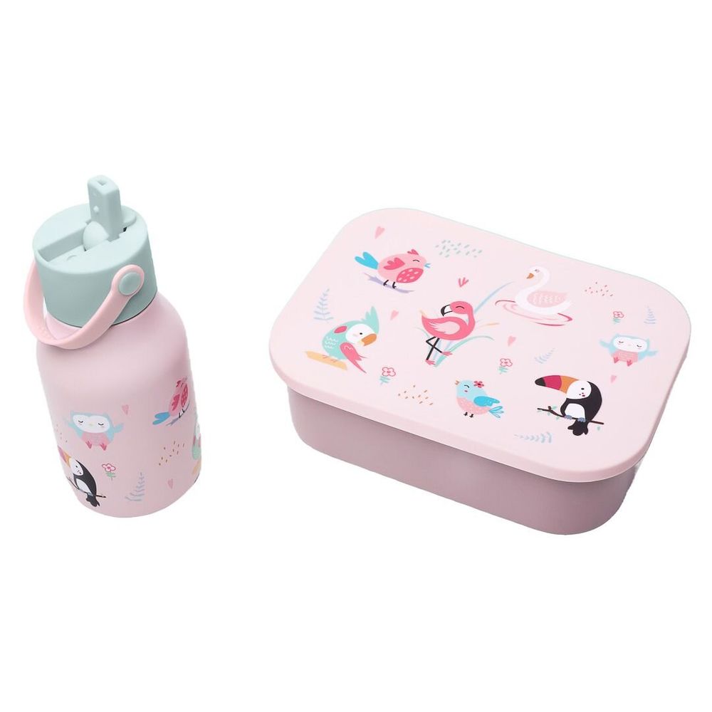 Repas pour enfant - Coffret cadeau avec boîte à lunch et bouteille pour enfants - LUND DESIGN HOUSE