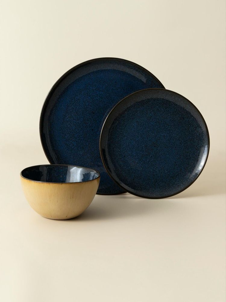 Assiettes au quotidien - Collection Flower Seeds - TERRAFINA STONEWARE