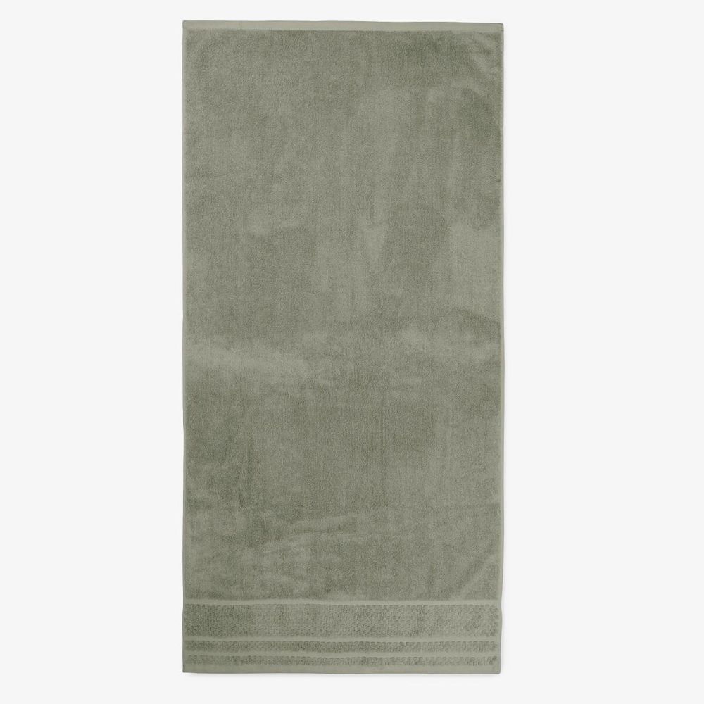 Autres linges de bain - Serviette en bambou vert foncé 70/140 cm - DILIOS