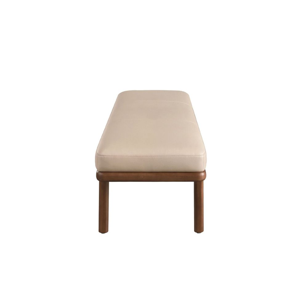 Bancs - Banc en simili cuir vison - ANGEL CERDÁ