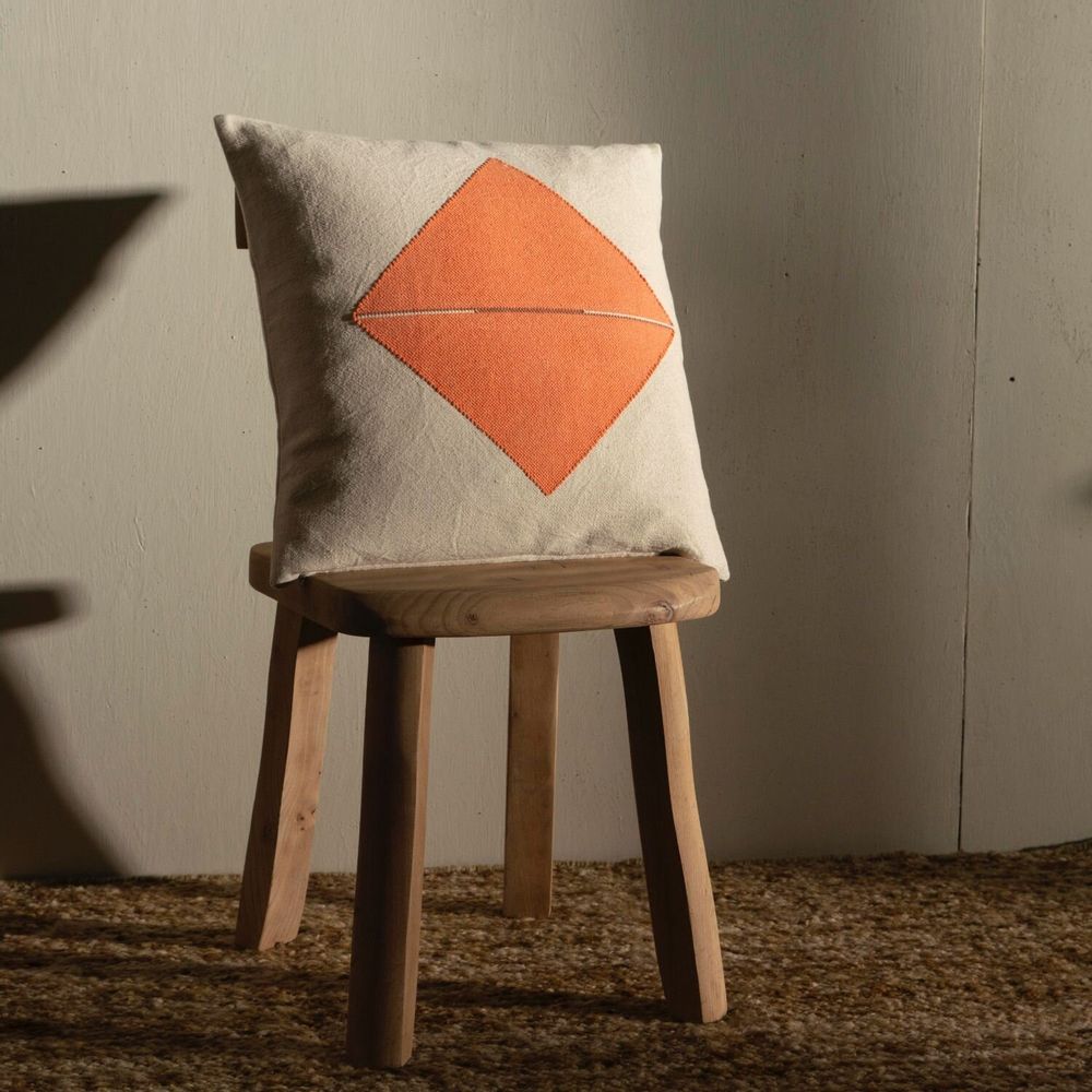 Fabric cushions - NAGA & ORIGAMI ORGANIC COTTON CUSHION COLLECTION - MILLE ET CLAIRE