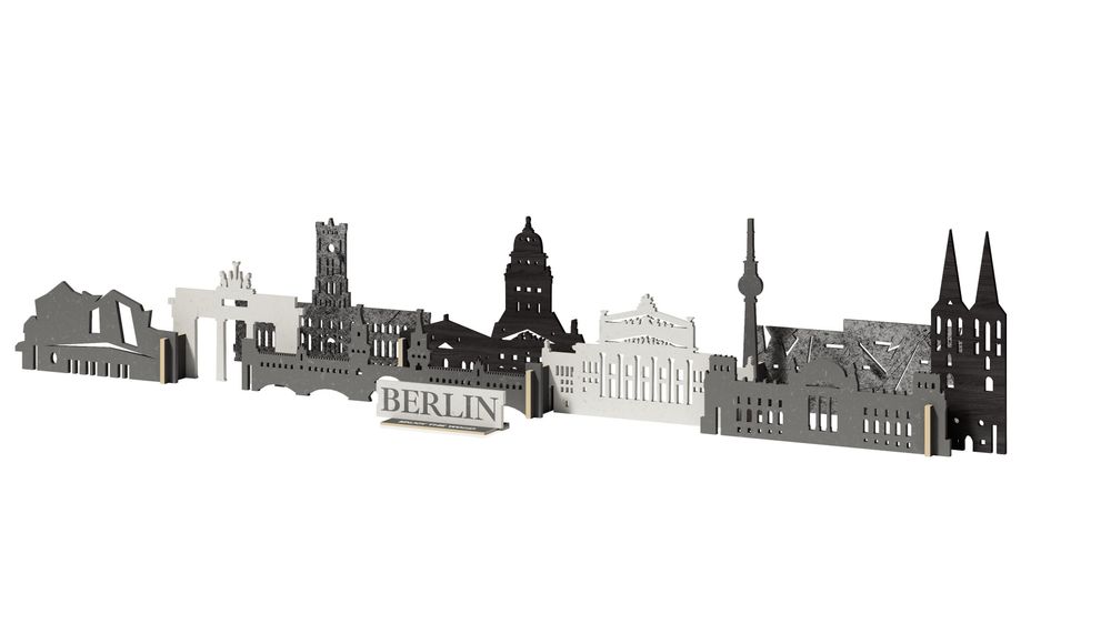 Customizable objects - Wooden DIY Memory City Kit - ENJOY THE WOOD