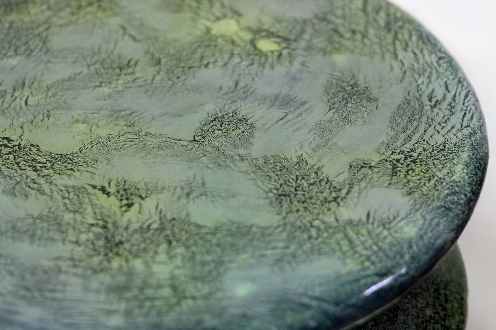 Tables de nuit - Table basse-tabouret en céramique CHORNOHORA - GALERIE SANA MOREAU