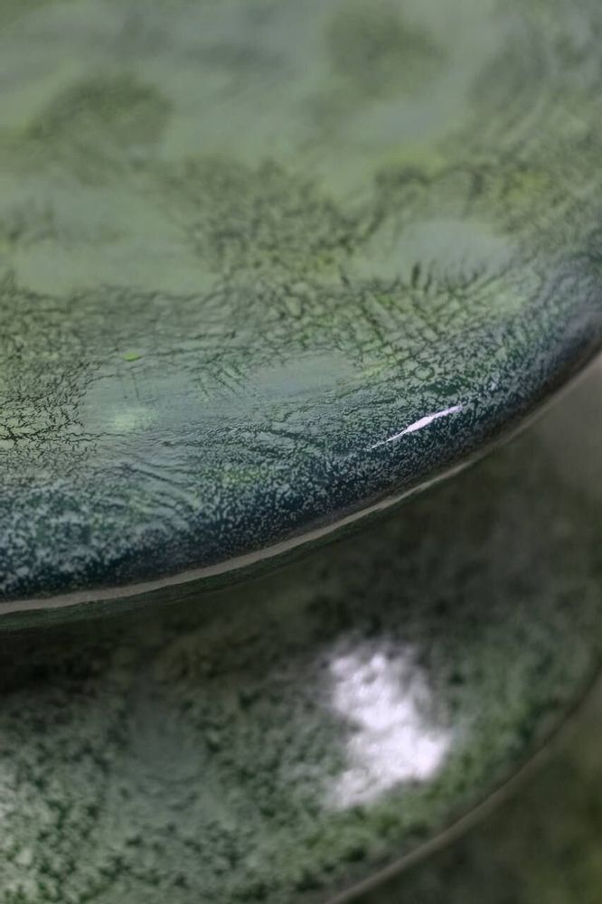 Tables de nuit - Table basse-tabouret en céramique CHORNOHORA - GALERIE SANA MOREAU