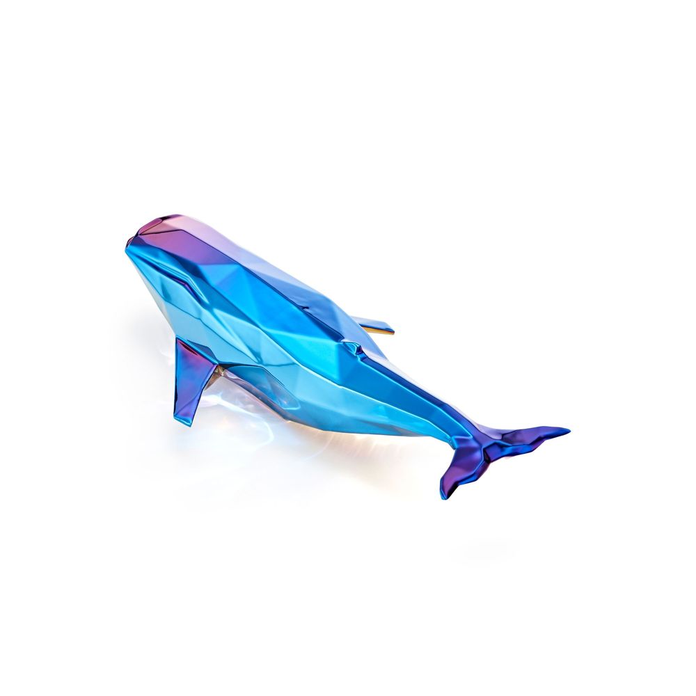 Spa - Porcelain Whale Sculpture – Blue - OCEANSTORE DESIGN