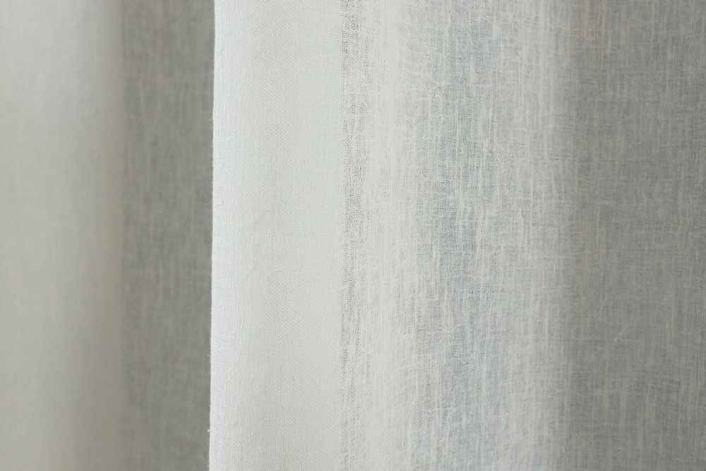 Rideaux et voilages - Rideau Voilage Grande Largeur LINO - Col Naturel - Panneau à oeillets - IPC DECO DELL'ARTE