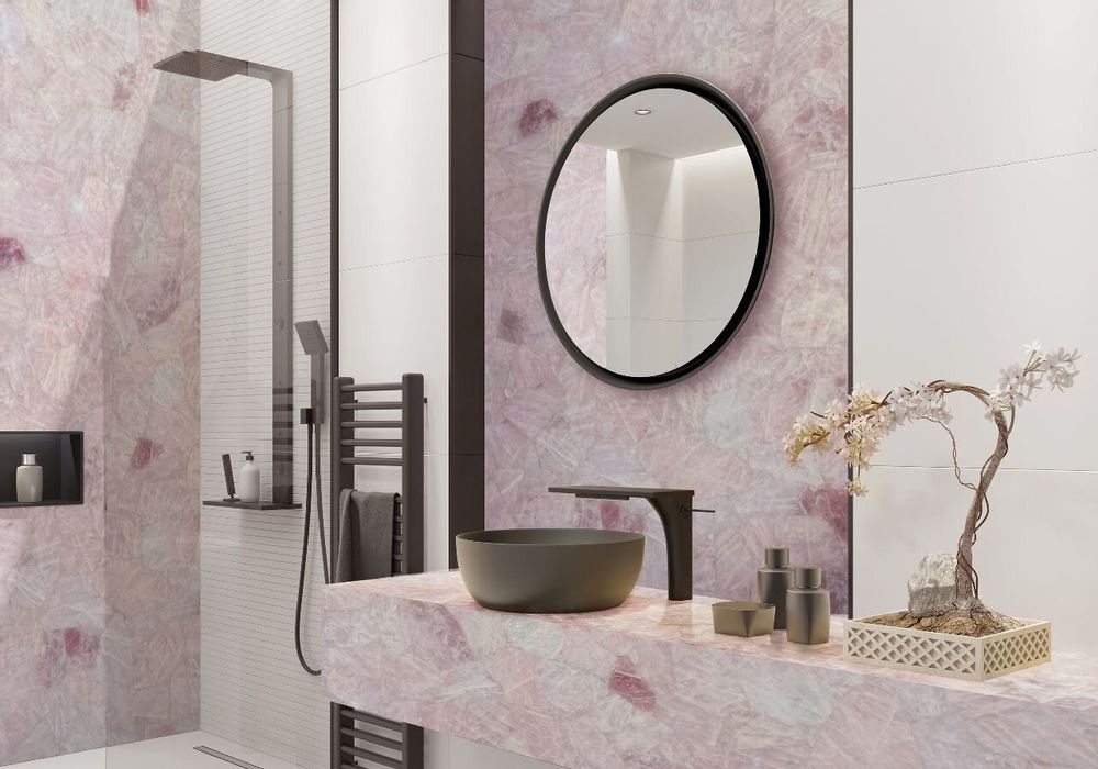 Other tables - Rosalina - Rose Quartz Surfaces - PRESTONEX DESIGN PVT LTD