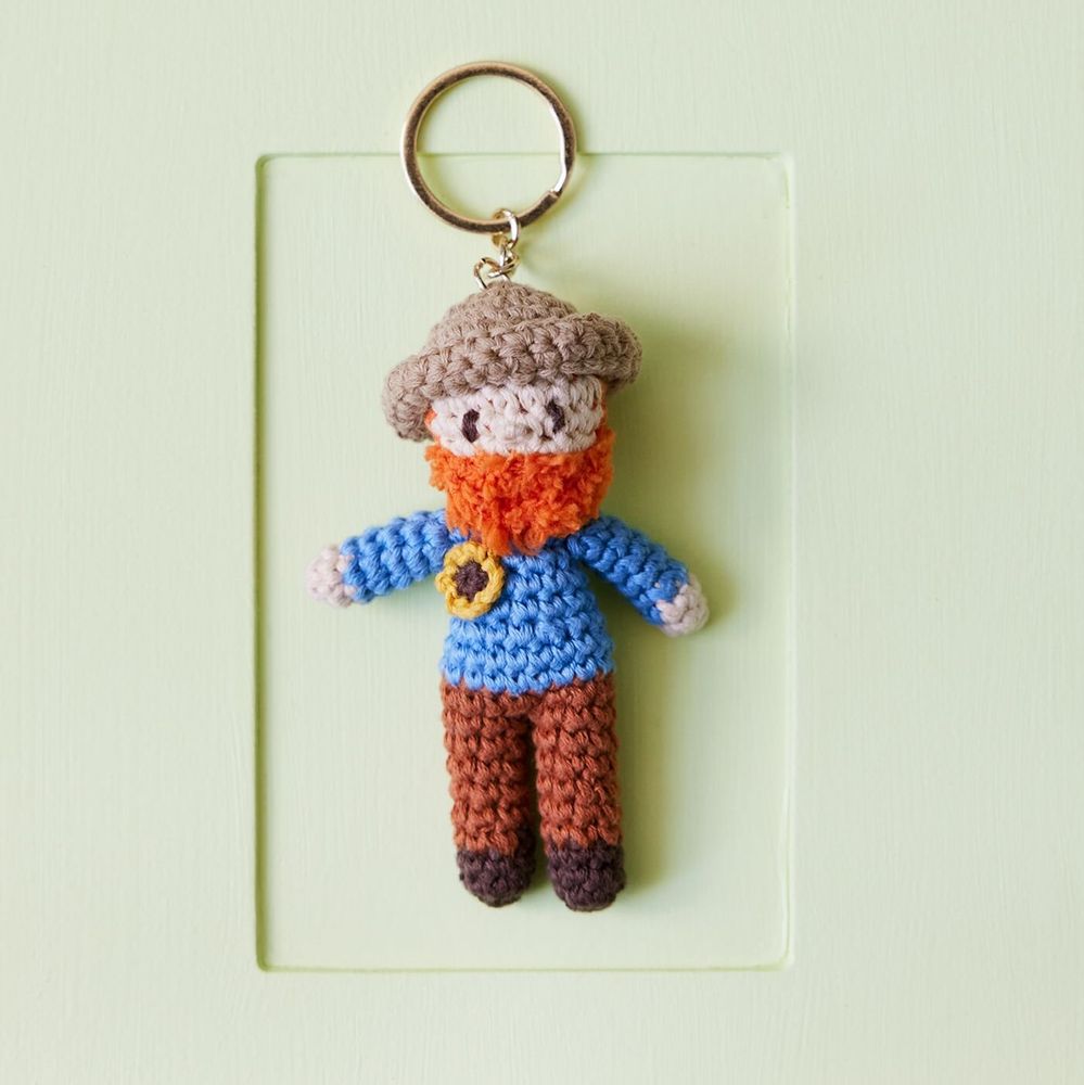 Soft toy - Crochet Vincent doll - GLOBAL AFFAIRS