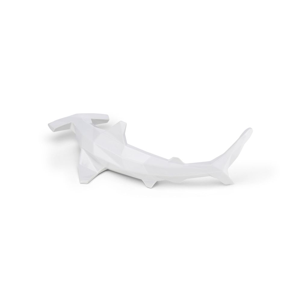 Ensembles muraux - Sculpture en porcelaine – Requin Marteau Blanc - OCEANSTORE DESIGN