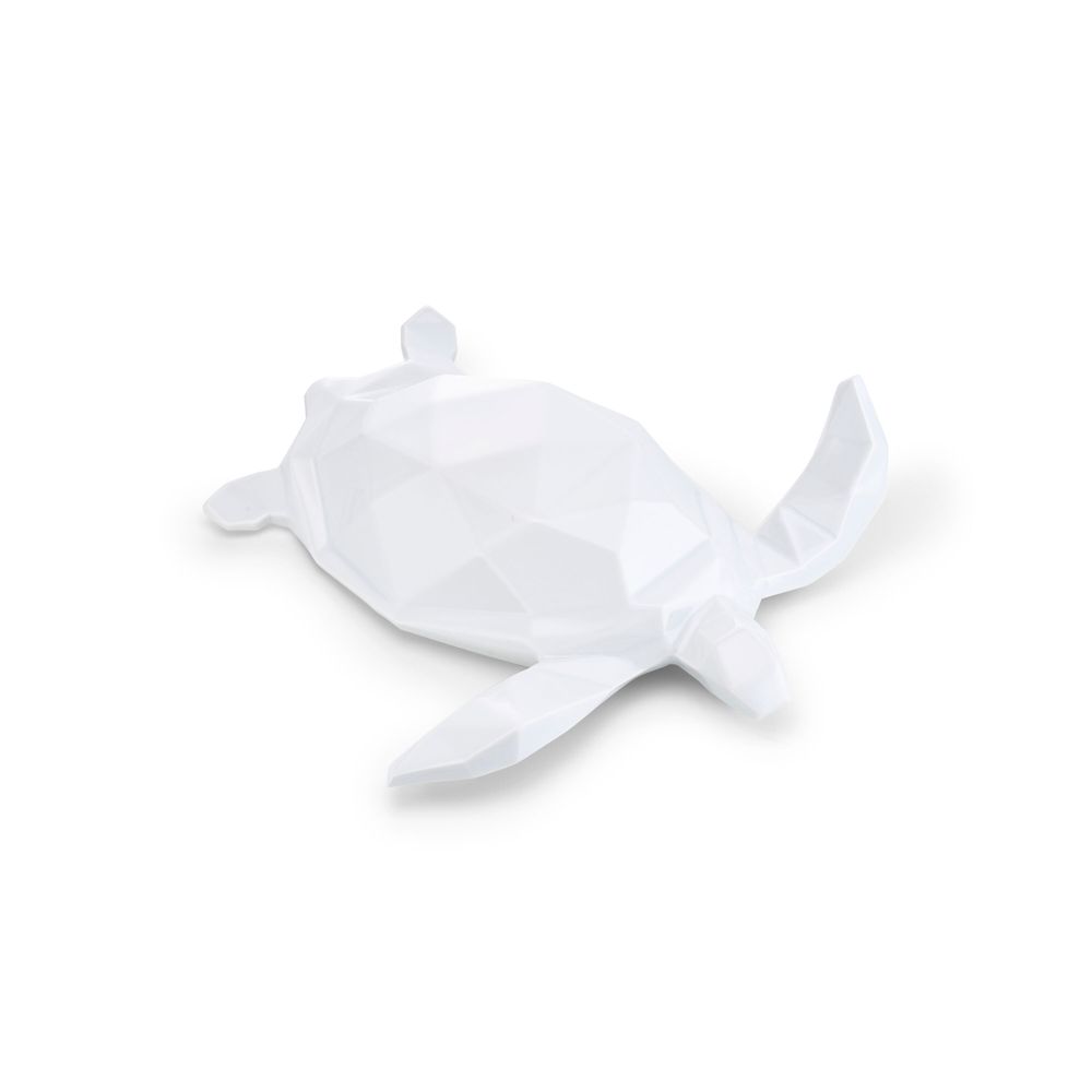 Ensembles muraux - Sculpture en porcelaine – Tortue Blanche - OCEANSTORE DESIGN
