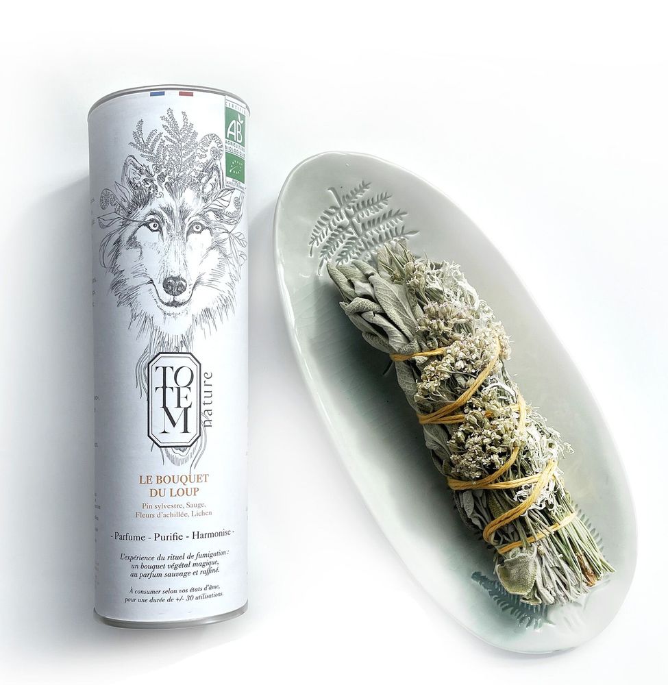 Scents - Fumigation stick - Organic wolf bouquet/sage - TOTEM NATURE