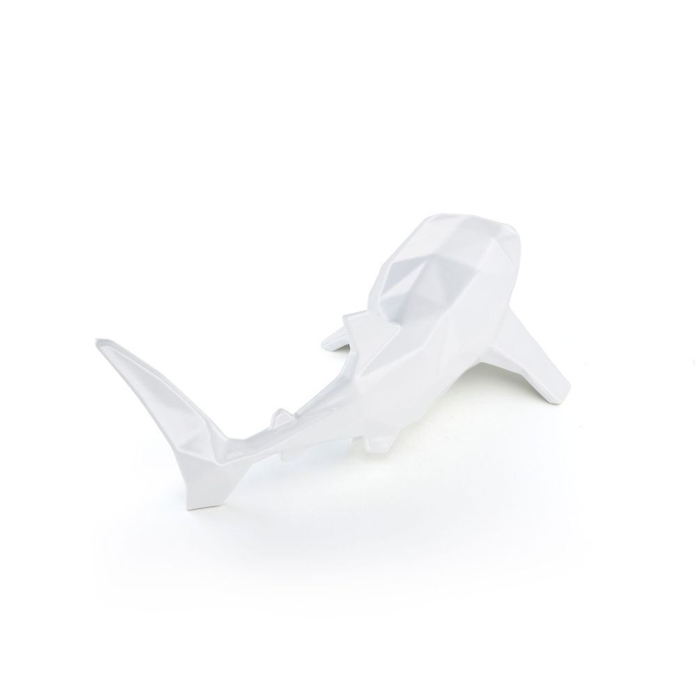 Objets design - Sculpture en porcelaine – Requin-Baleine Blanc - OCEANSTORE DESIGN