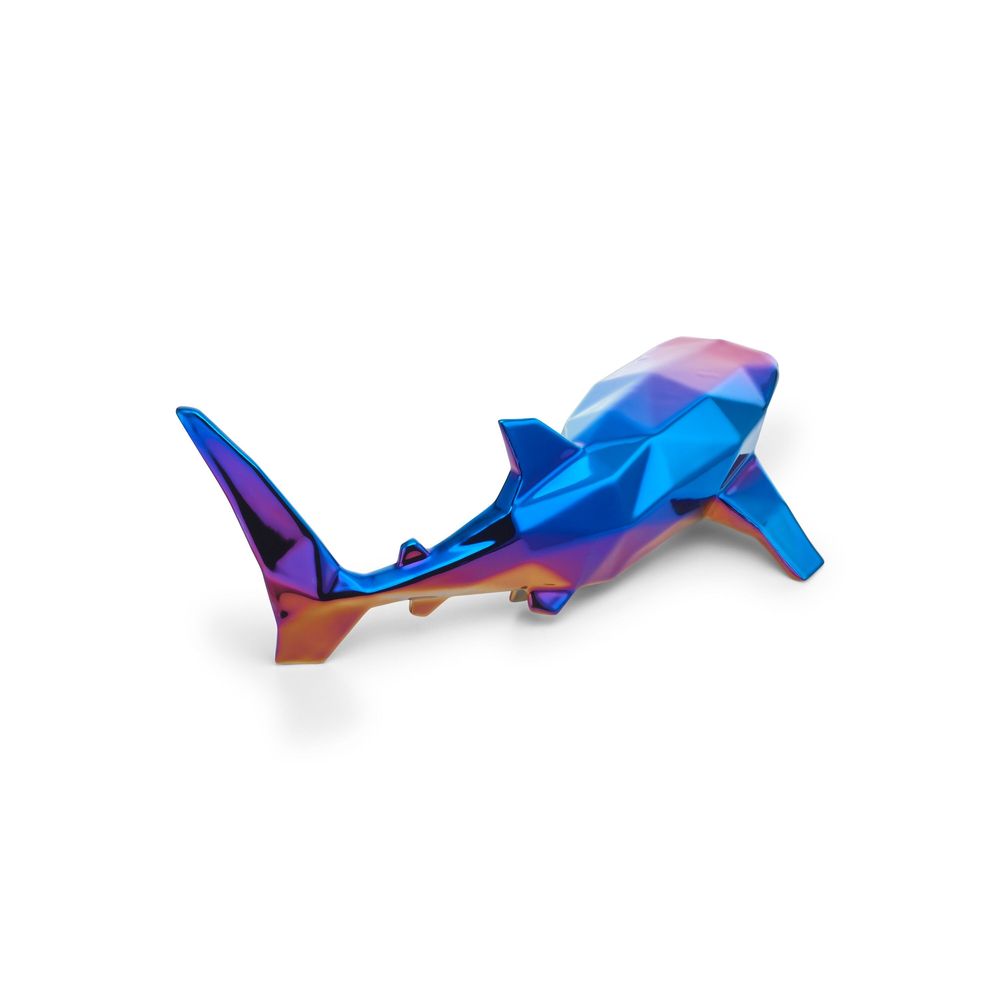 Buffets - Sculpture en porcelaine – Requin-Baleine Bleu - OCEANSTORE DESIGN