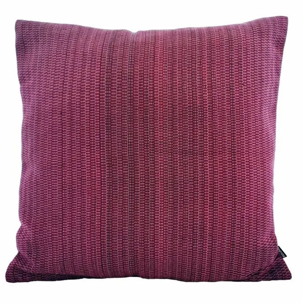 Coussins textile - Housse de coussin tissée à la main | Two is One rouge vin, rose - SOLOKO