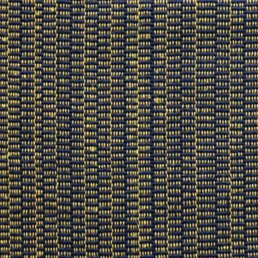 Coussins textile - Housse de coussin tissée à la main | Two is One bleu jaune - SOLOKO