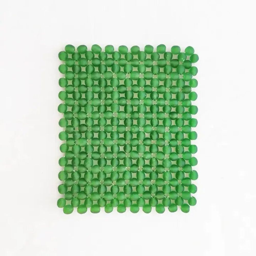 Dessous de plat - Napperon en verre Nunana | Dessous-de-plat | Napperon en Beads | Vert - SOLOKO