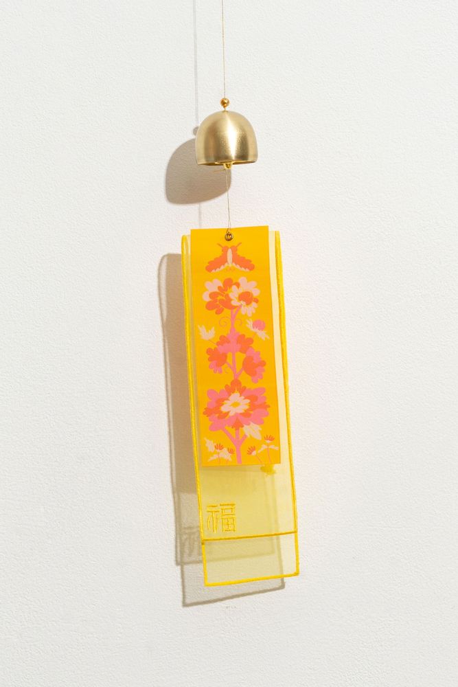 Objets design - [LEEGAMGAK] Carillon à vent - Papillon et pivoine - SEOUL DESIGN FOUNDATION