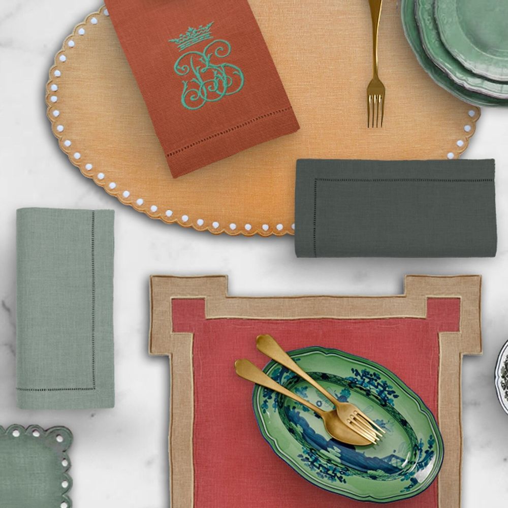 Sets de table - GSTAAD NAPPERON EN LIN - LA CUCA