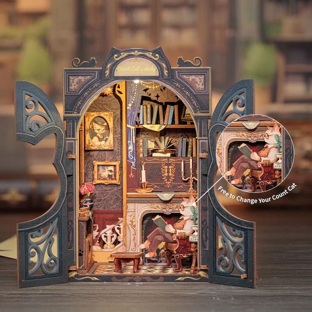 Gifts - Count Cat's Study - Book Nook - VCL CORP