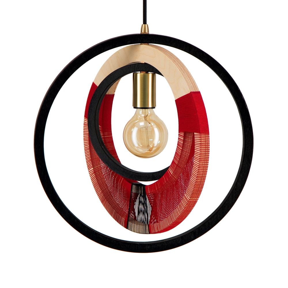 Suspensions - Pendentif en anneau tissé - MODERN GESTURE DESIGNS