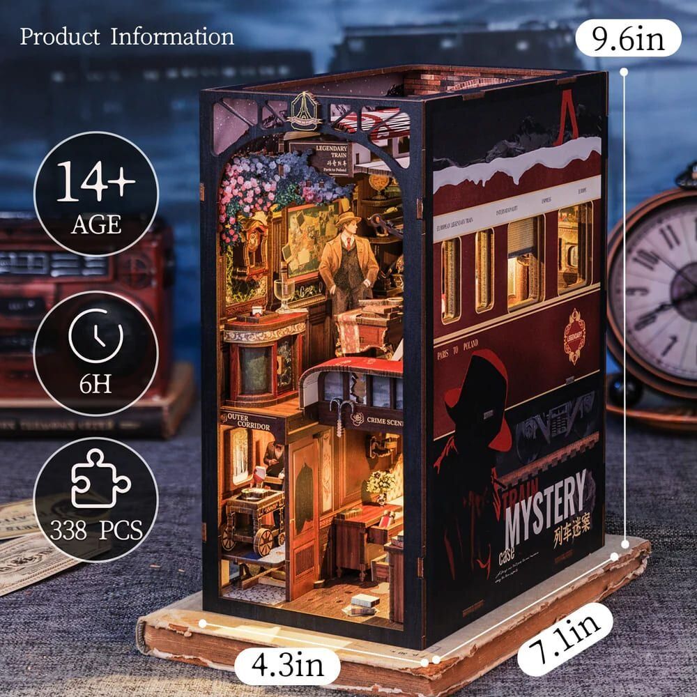 Gifts - Train Mistery Case - Book Nook - VCL CORP
