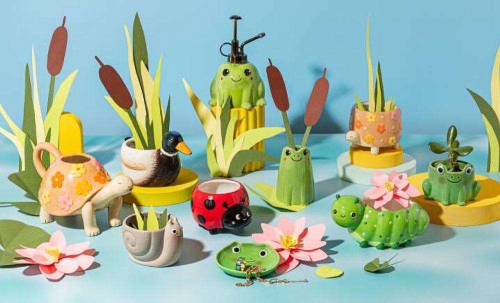 Floral decoration - Pond Life - SASS & BELLE