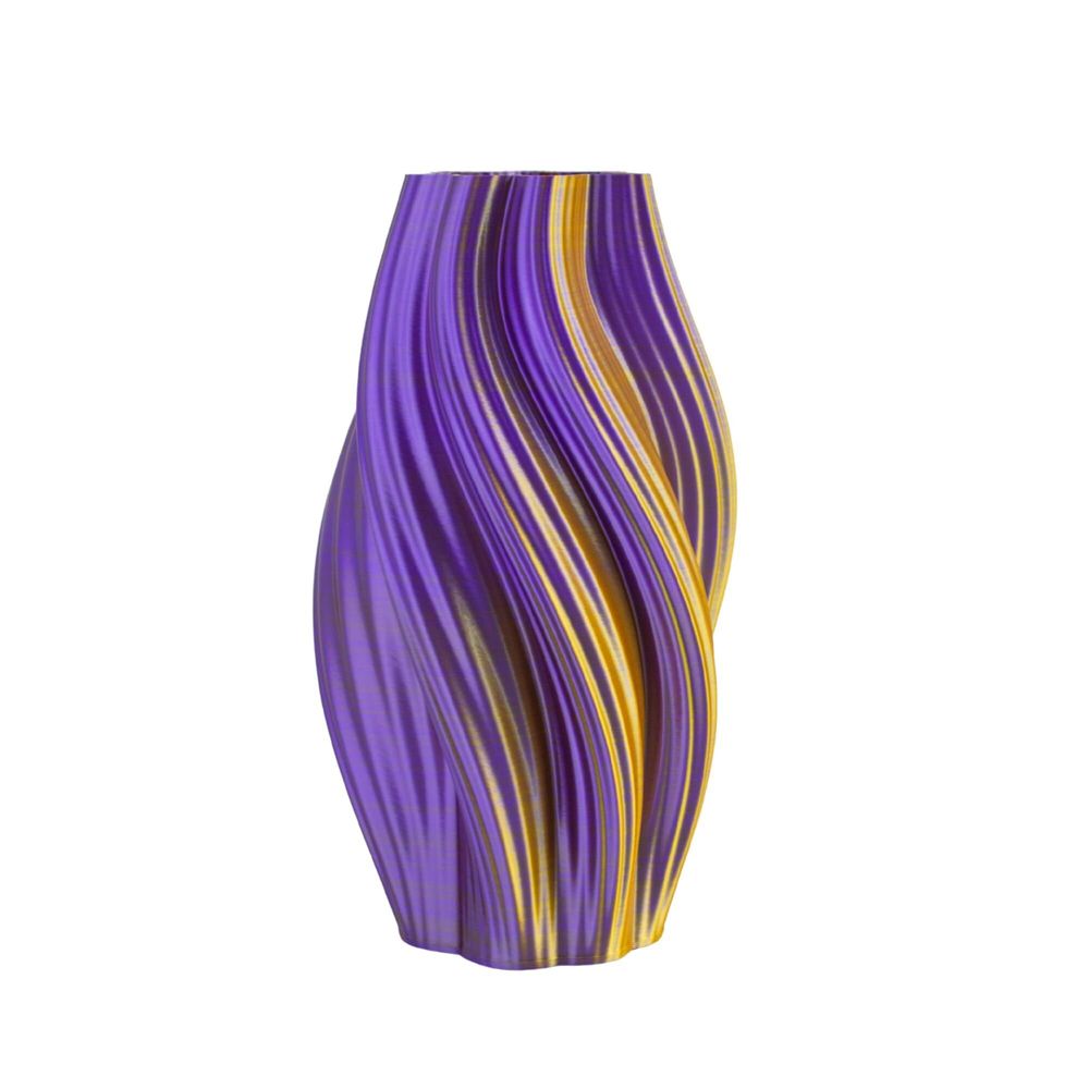 Office design and planning - VASE "HOT ICE CREAM" | MULTI-COLOR | PURPLE, RED AND GOLD - AUURA
