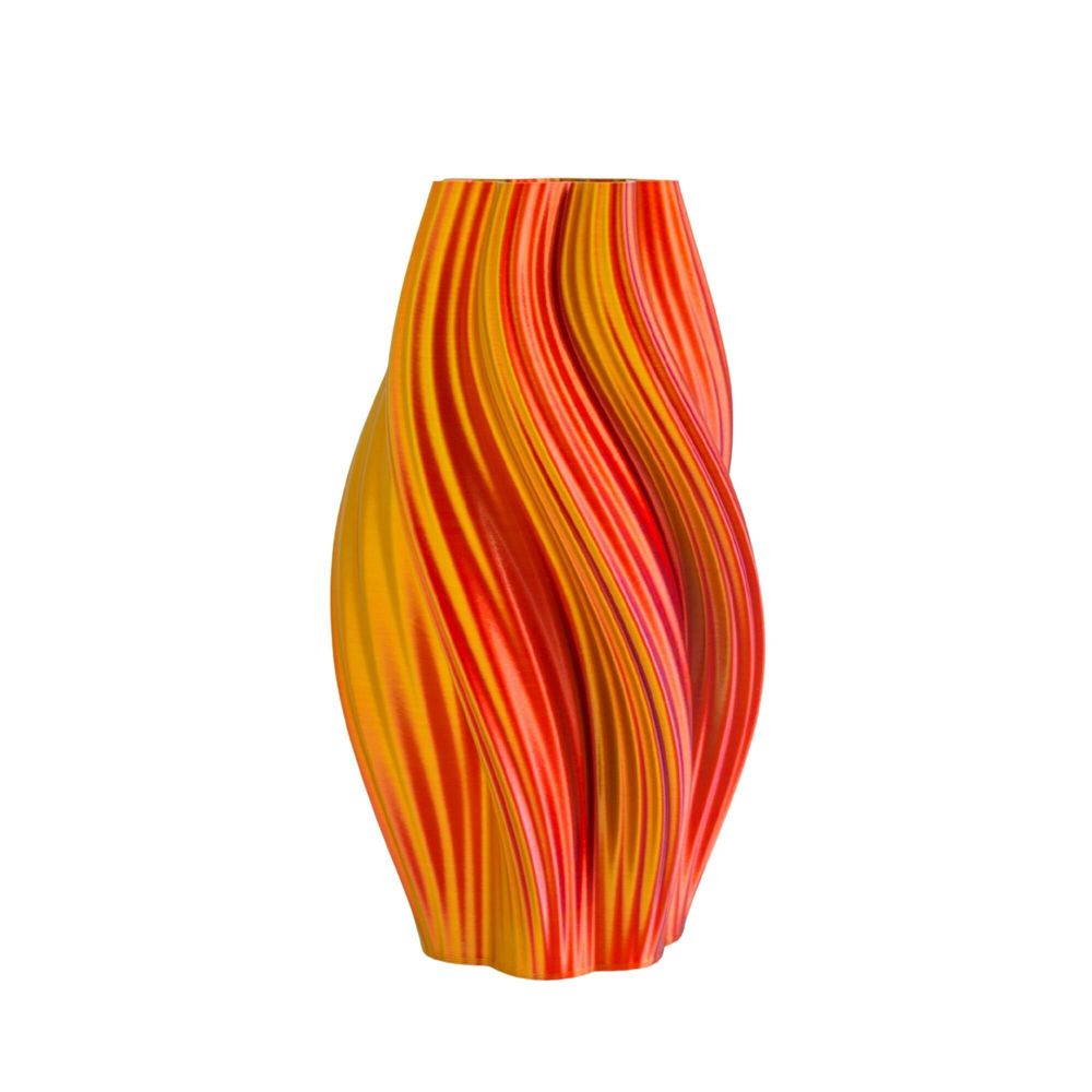 Office design and planning - VASE "HOT ICE CREAM" | MULTI-COLOR | PURPLE, RED AND GOLD - AUURA