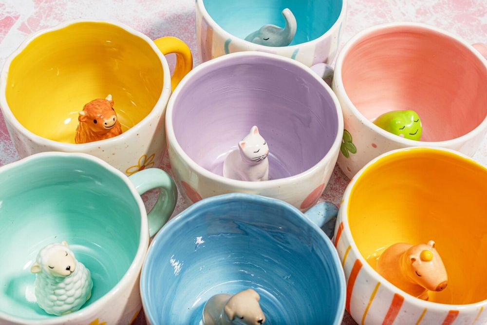 Tasses et mugs - Tasse Surprise Hidden Cat - SASS & BELLE