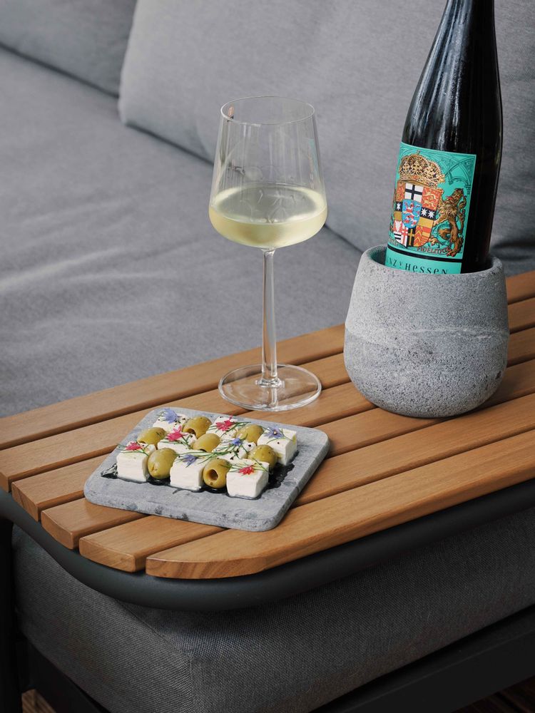 Assiettes au quotidien - Assiette carrée en pierre - HUKKA DESIGN