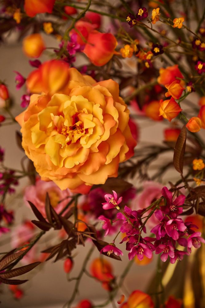 Décorations florales - Fleurs artificielles automnales éclatantes - SILK-KA BV