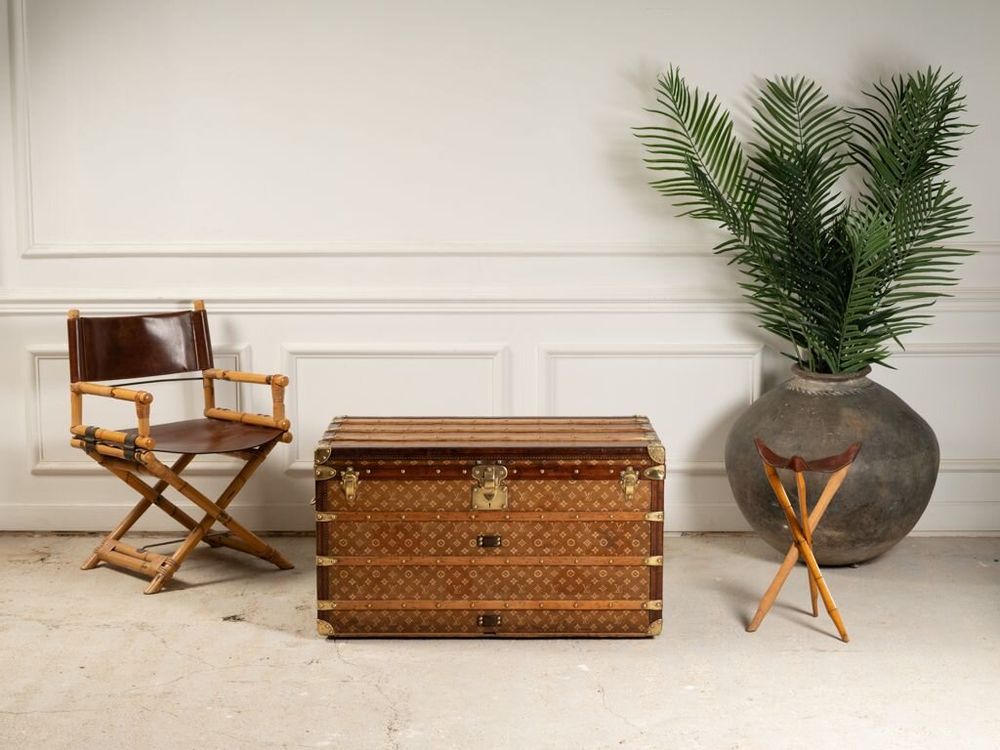 Decorative objects - Malle Courrier Jacquard - BAGAGE COLLECTION
