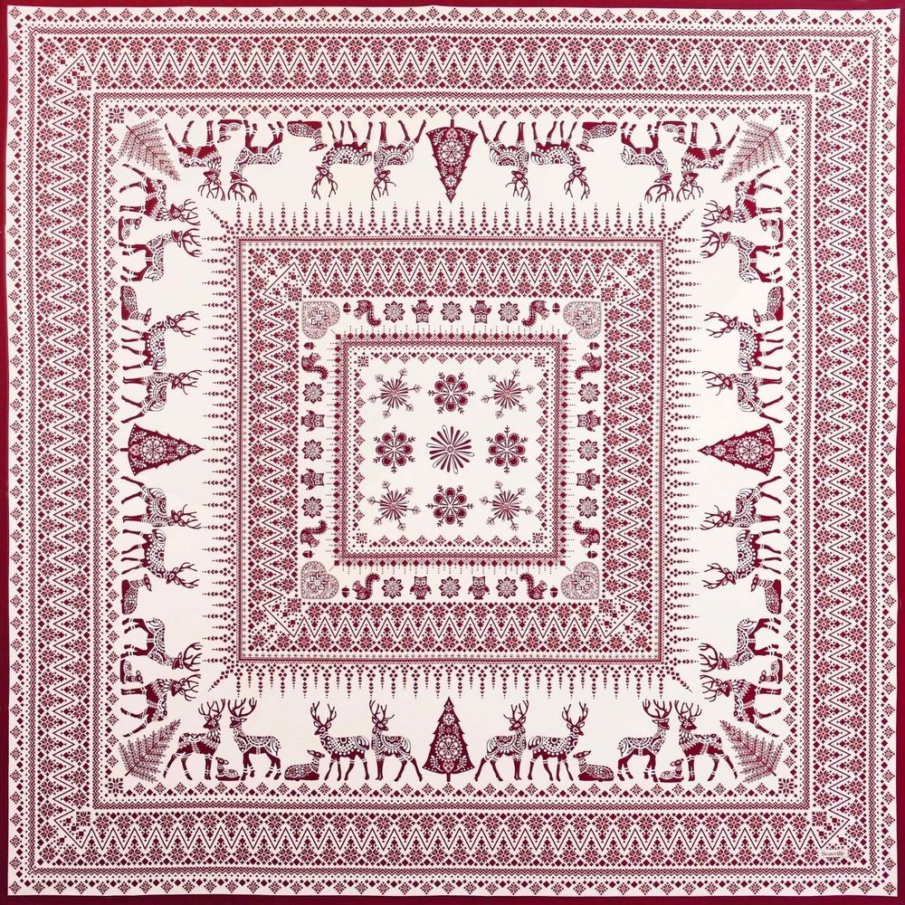 Table linen - Tablecloth - Winter stroll - BEAUVILLÉ