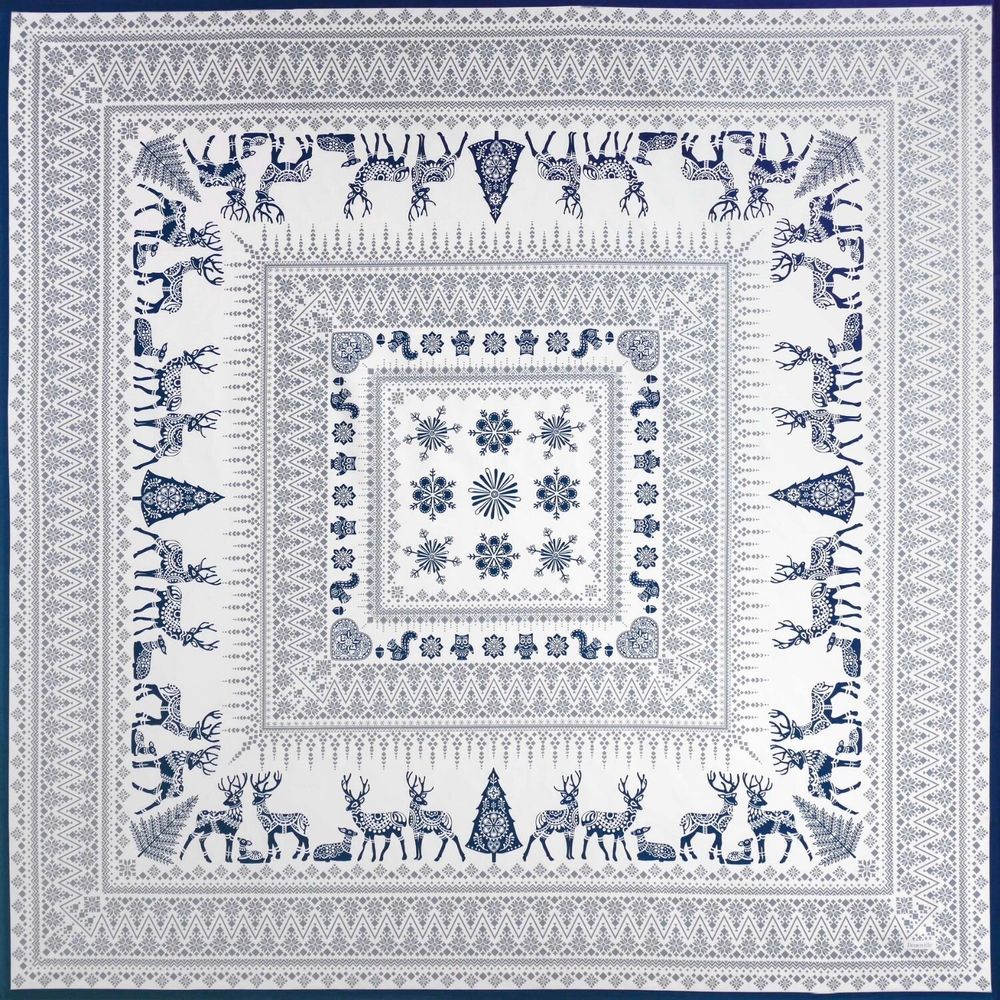 Table linen - Tablecloth - Winter stroll - BEAUVILLÉ