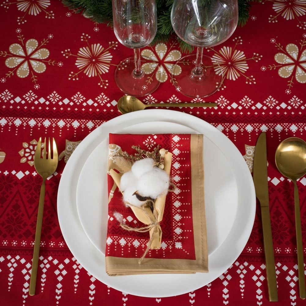 Table linen - Placemat - Winter stroll - BEAUVILLÉ