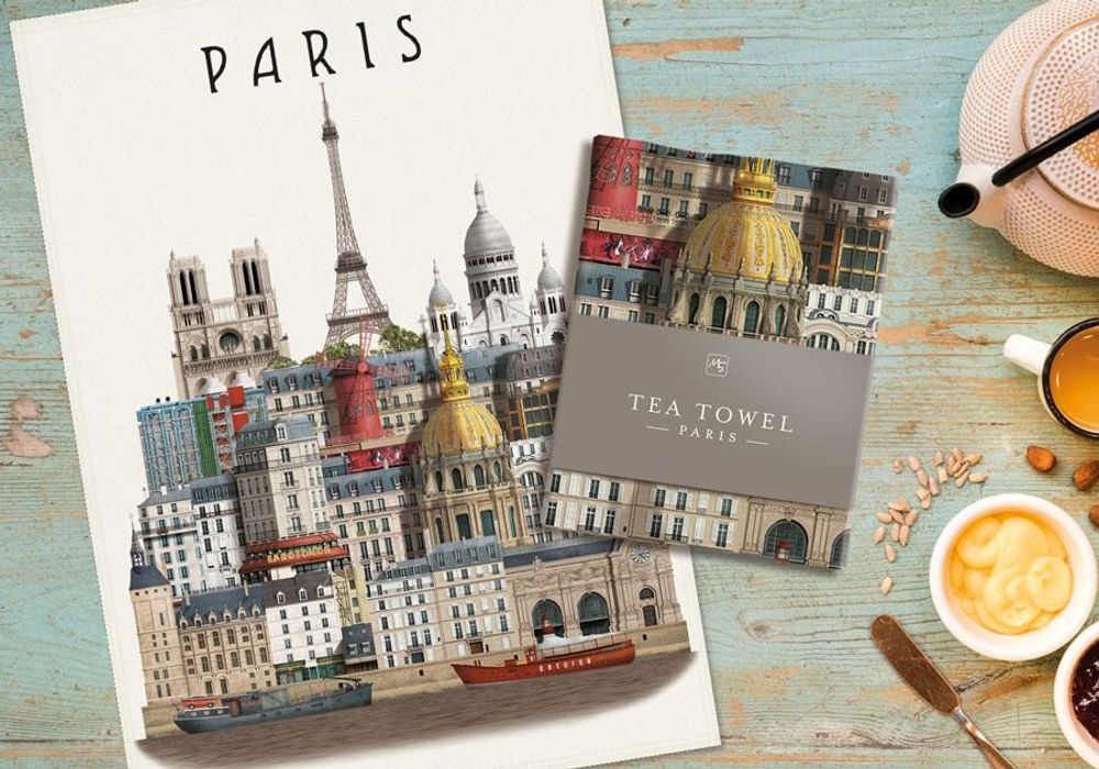 Dish towels - Paris tea towel - MARTIN SCHWARTZ