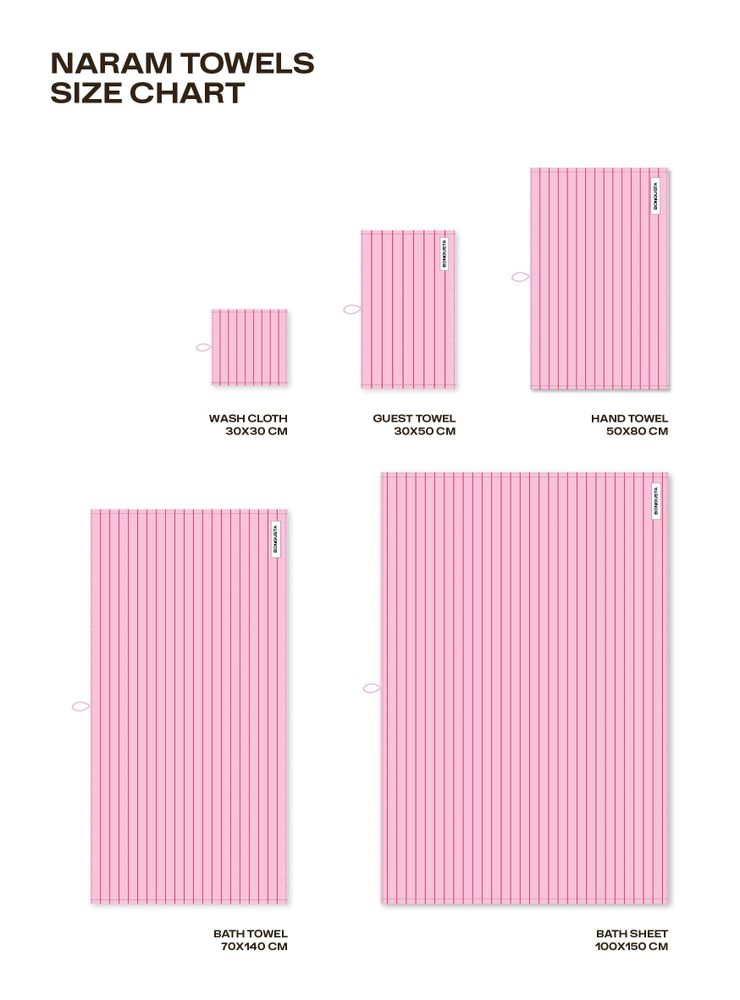 Serviettes de bain - Serviettes Naram - BONGUSTA