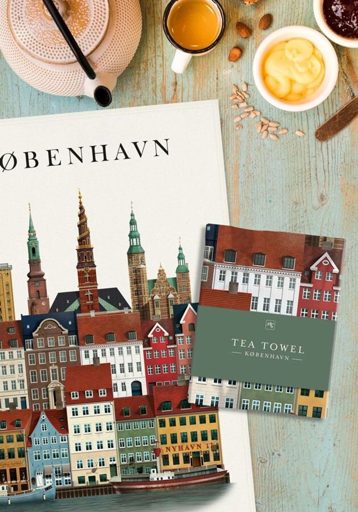 Dish towels - Copenhagen tea towel - MARTIN SCHWARTZ