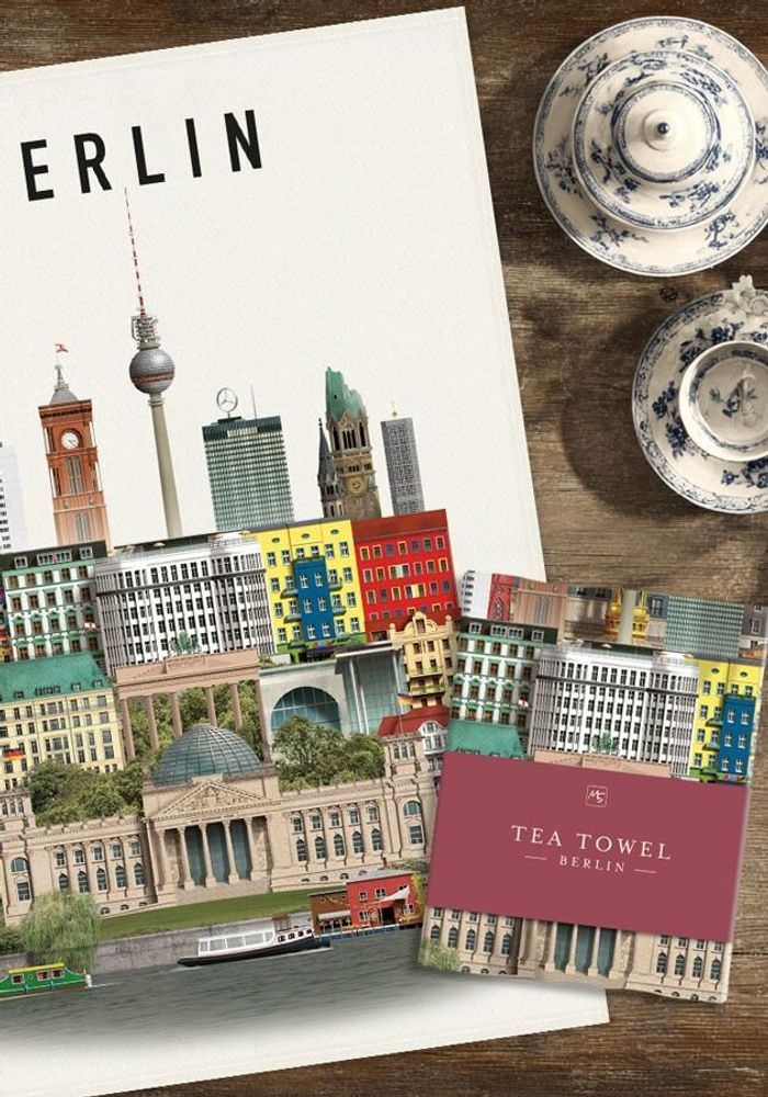 Dish towels - Berlin tea towel - MARTIN SCHWARTZ