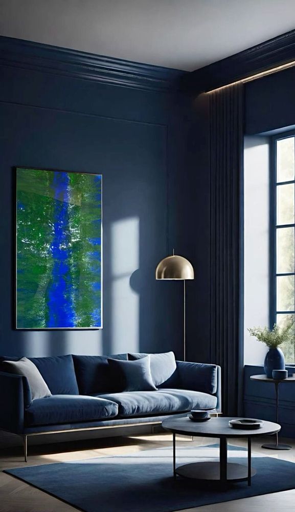 Paintings - "JungleMirror" – large-scale acrylic painting (146 x 89 cm) on canvas - TURIK&ART (KSENIIA TURIK)