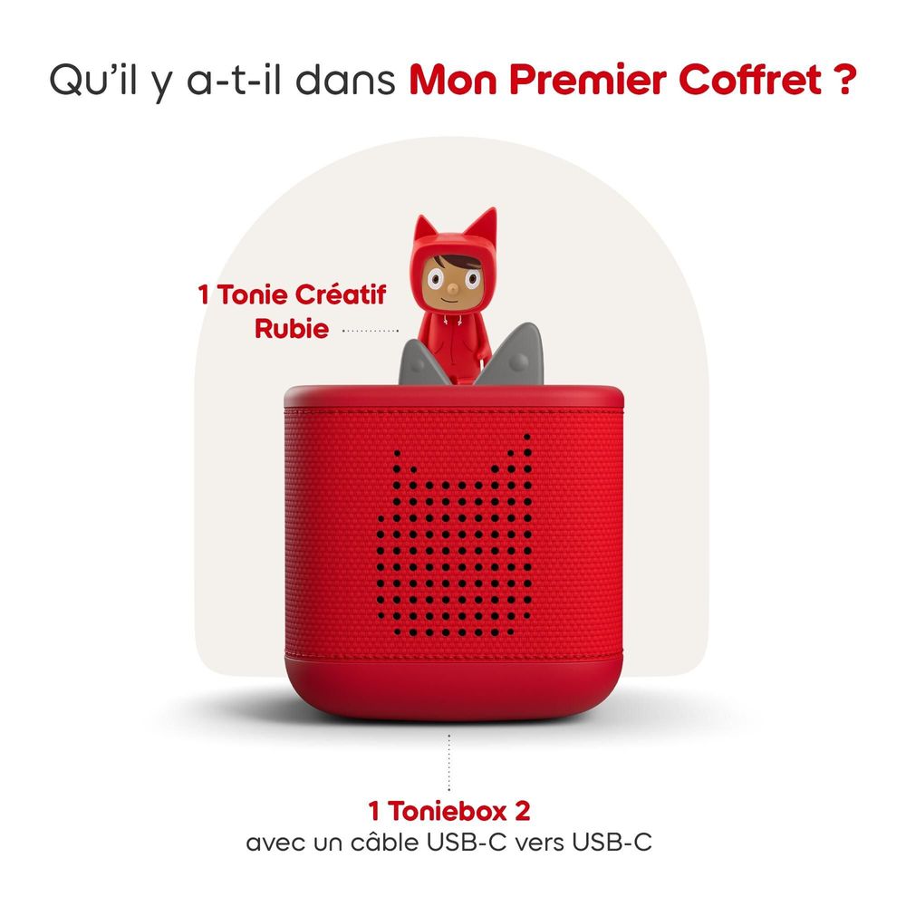 Toys - My first Toniebox 2 Poppy Red Box - TONIES® FRANCE