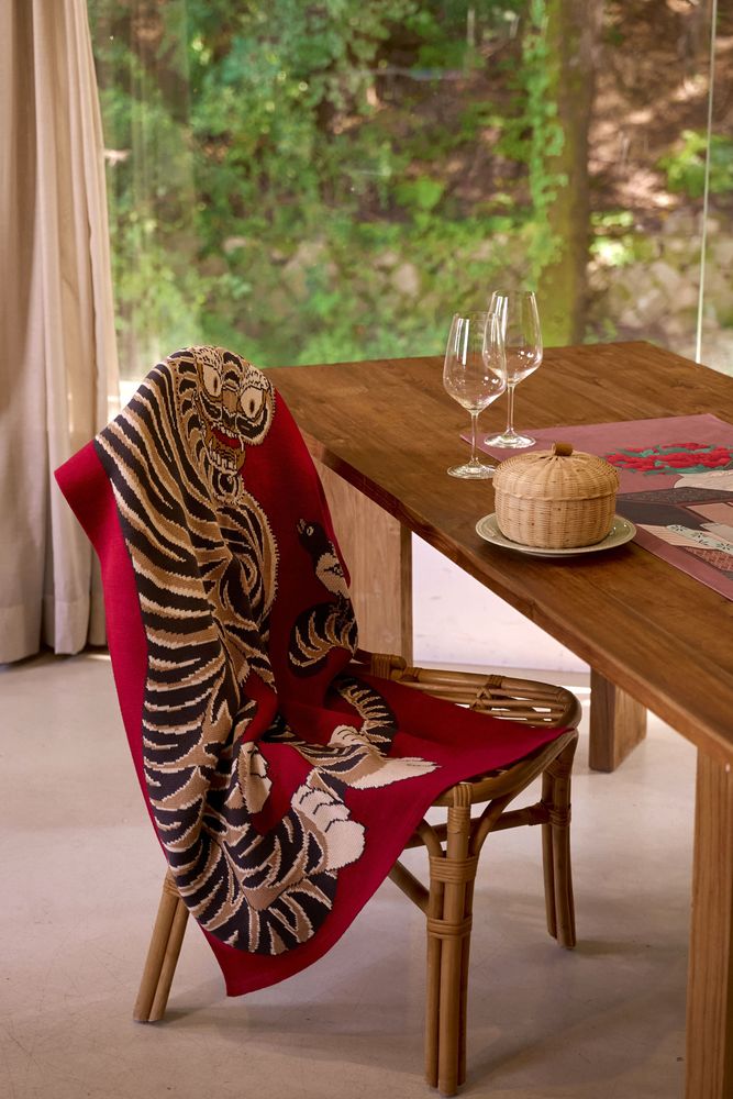 Plaids - Couverture en forme de tigre et pie [Bon'ee] - SEOUL DESIGN FOUNDATION